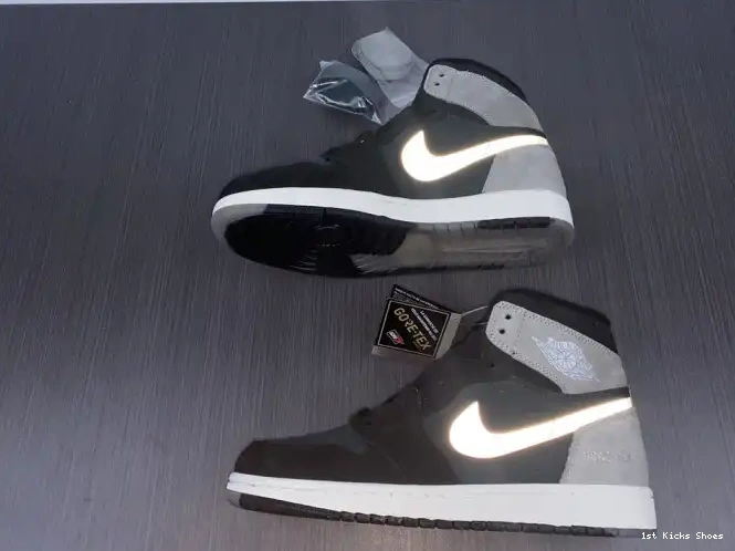 1st Kicks Black High Retro DB2889-001 Grey 1 Jordan Element Particle Gore-Tex 0602